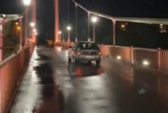 В Пензе по мосту Дружбы проехал лихач на автомобиле