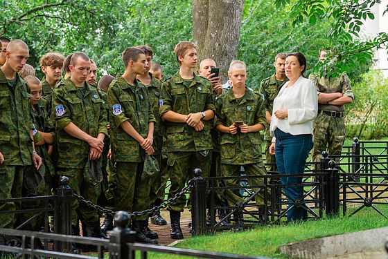 Участники сборов «Гвардеец» посетили «Тарханы»