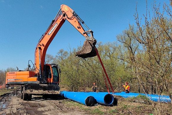 В Пензе возобновили строительство водопровода от Терновки до улицы Измайлова