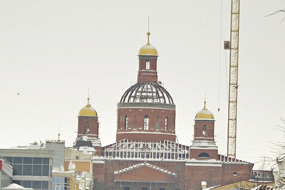 На строительство Спасского кафедрального собора передали более 200 тыс. рублей