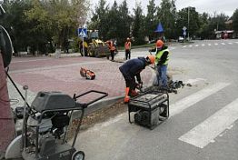 Благоустройство центра Кузнецка завершат в октябре Благоустройство центра Кузнецка завершат в октябре