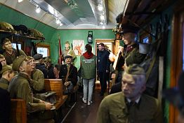 В Пензу 6 мая 2024 прибыл передвижной музей «Поезд Победы»