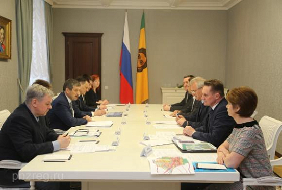 Пензенский губернатор провел встречу с гендиректором АО «Транснефть – Дружба»