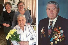 В Пензе с 99-летием поздравили ветерана Сергея Именнова