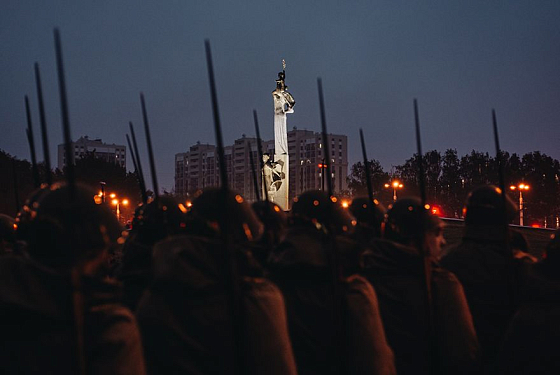 Появилось фото и видео репетиции военного парада в Пензе
