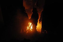 Во время ночного пожара под Пензой спасли пожилого мужчину