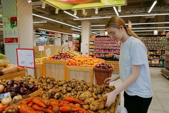 Пензенский молодой картофель появился на прилавках «Караванов» раньше срока