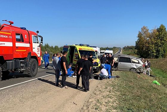 Спасатели опубликовали 5 фото с места смертельной аварии под Пензой