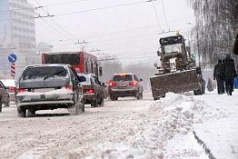 С улиц Пензы за сутки вывезли 4,5 тыс. кубометров снега