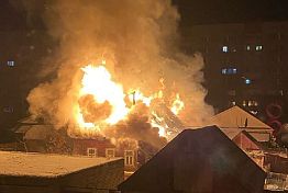 В Кузнецке хозяин дома получил ожоги во время пожара