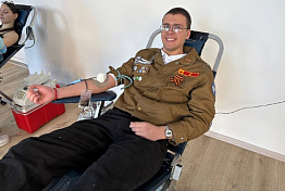 Бойцы пензенских студотрядов приняли участие в донорской акции