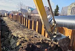 Министр Гришаев проверил ход реконструкции Ивановского коллектора