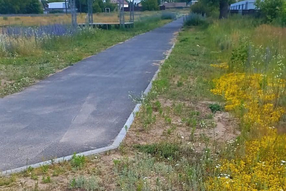 В селе Индерка началась благоустройство территории возле стадиона