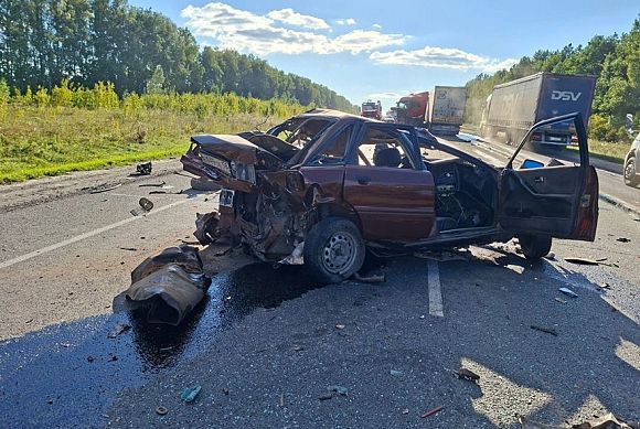 Появились фото с места смертельного ДТП в Бессоновском районе
