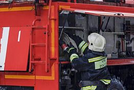 В утреннем пожаре в Никольске пострадал человек