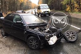 В Пензе две машины столкнулись с автобусами