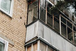 В Пензе обрушился балкон квартиры на четвертом этаже