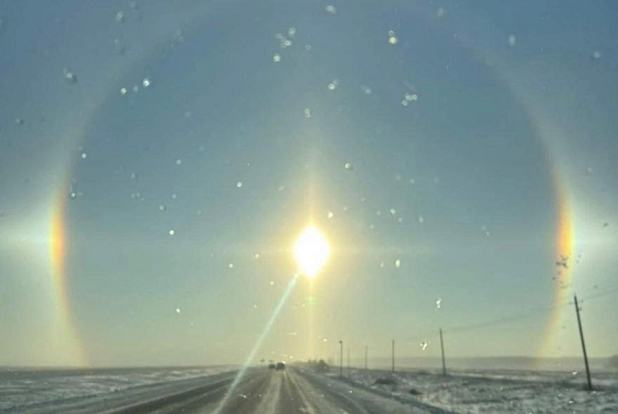 Пензенцы делятся снимками необычной радуги
