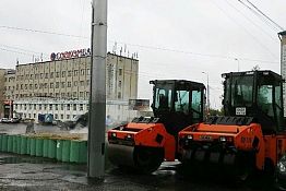 В Пензе на перекрестке улиц Кулакова и Суворова сняли асфальт В Пензе на перекрестке улиц Кулакова и Суворова сняли асфальт