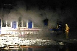 В Колышлее административное здание тушили 11 пожарных