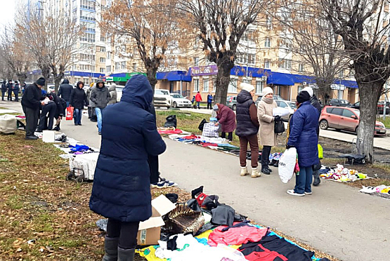 Торговцы пытались возродить стихийный рынок на Тернопольской