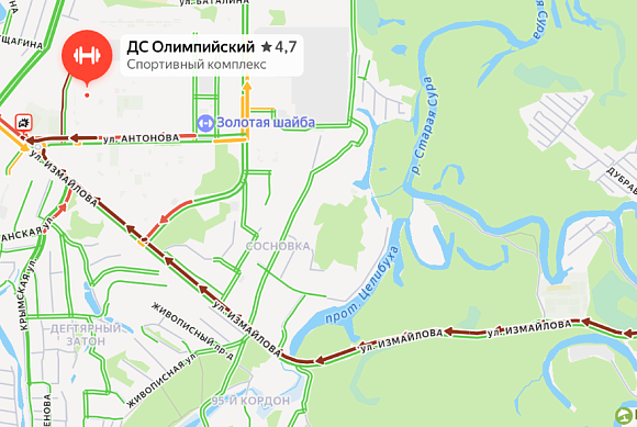 Крупная пробка образовалась на ГПЗ утром 23 января 2026