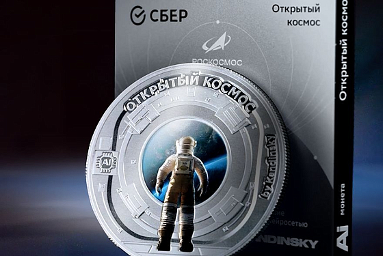 Сбер выпустил к Неделе космоса AI-монету с NFC-токеном