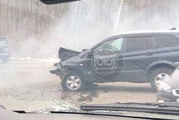 В Пензе на ул. Окружной произошло жесткое ДТП