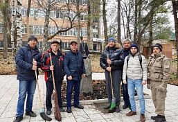 В Пензе убрали Сквер полярников