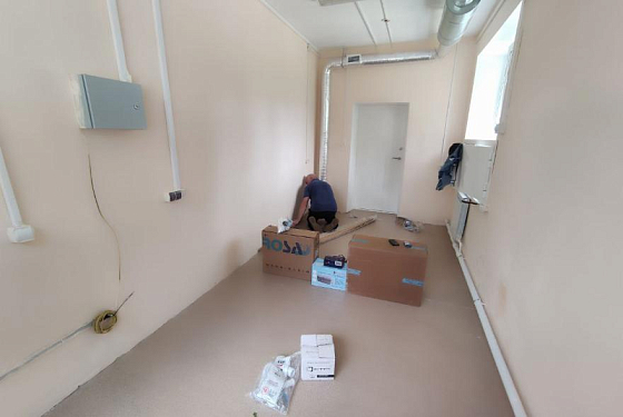 В Лопатинской участковой больнице завершают ремонт маммографического кабинета
