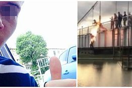 Герой видео с «горящими подростками»: «Был спор и мотивация — много просмотров» Герой видео с «горящими подростками»: «Был спор и мотивация — много просмотров»
