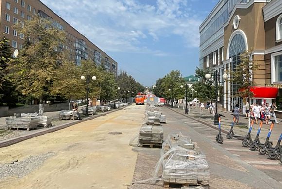 В Пензе частично завершена реконструкция тепломагистрали на Московской