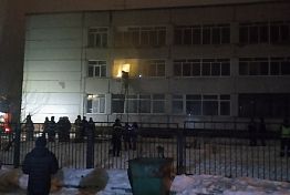 В школе на ул. Экспериментальной ночью произошел пожар