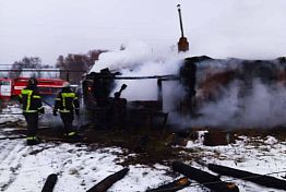 В Сердобском районе при пожаре погибла 80-летняя женщина