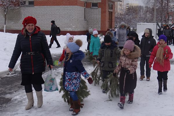 В Пензе прошел праздник «Прощание с елкой»