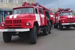 В Камешкирском районе произошел пожар