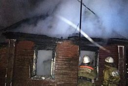В Нижнеломовском районе пожар тушили 12 огнеборцев