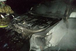 В Пензе ночью сгорел Fiat Ducato
