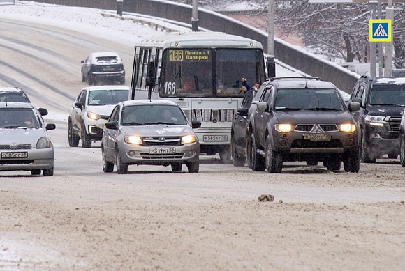 В Пензенской области из-за снегопада отменили ряд автобусных рейсов