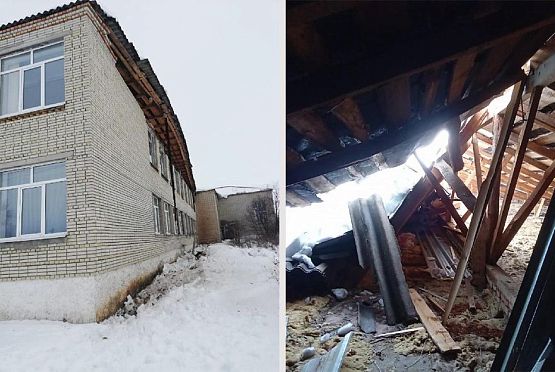 В Пензенской области рухнула крыша сельской школы