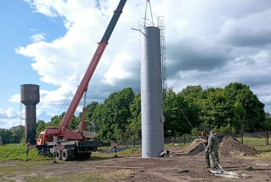 В Наровчатском районе за год обновлены 8 водонапорных башен