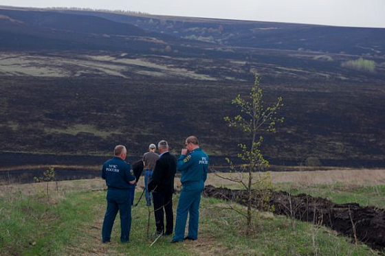 В Пензенской области 12-часовой пожар уничтожил 80 га