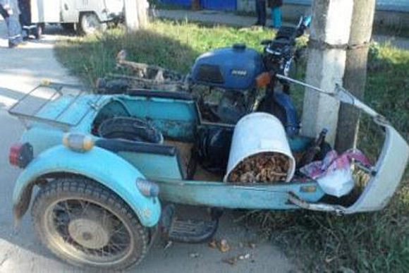В Кузнецке мотоциклист врезался в препятствие