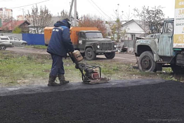  На улице Клары Цеткин обустраивают остановку общественного транспорта