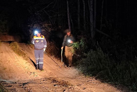 В Бессоновском районе спасатели помогли заблудившемуся грибнику