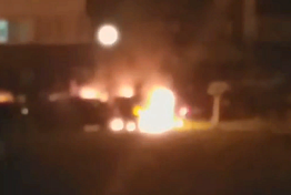 Пензенец выложил видео с взорвавшимся авто