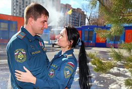 Встретили любовь на работе: пензенские сотрудники МЧС стали мужем и женой Встретили любовь на работе: пензенские сотрудники МЧС стали мужем и женой