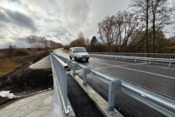 Завершена реконструкция моста через реку Тумалейка