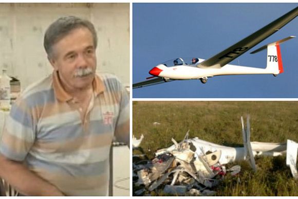 В Пензенской области при крушении планера погиб пилот В. Самушкин