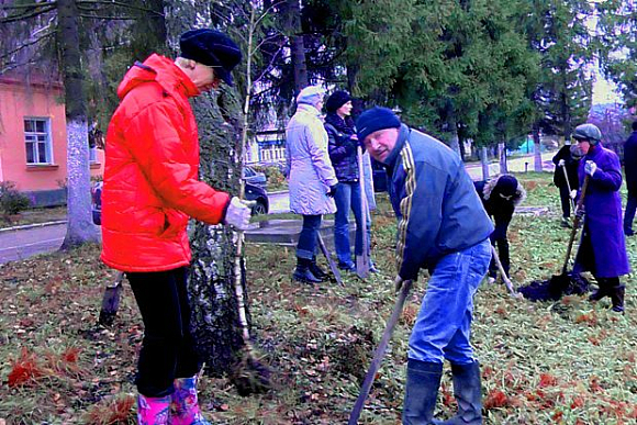 В Городище заложена аллея в память о Матрене Смирновой